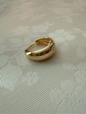 18K Gold Filled Single Gold Huggie Hoop Earring